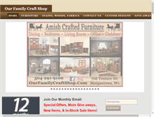 Tablet Screenshot of ourfamilycraftshop.com